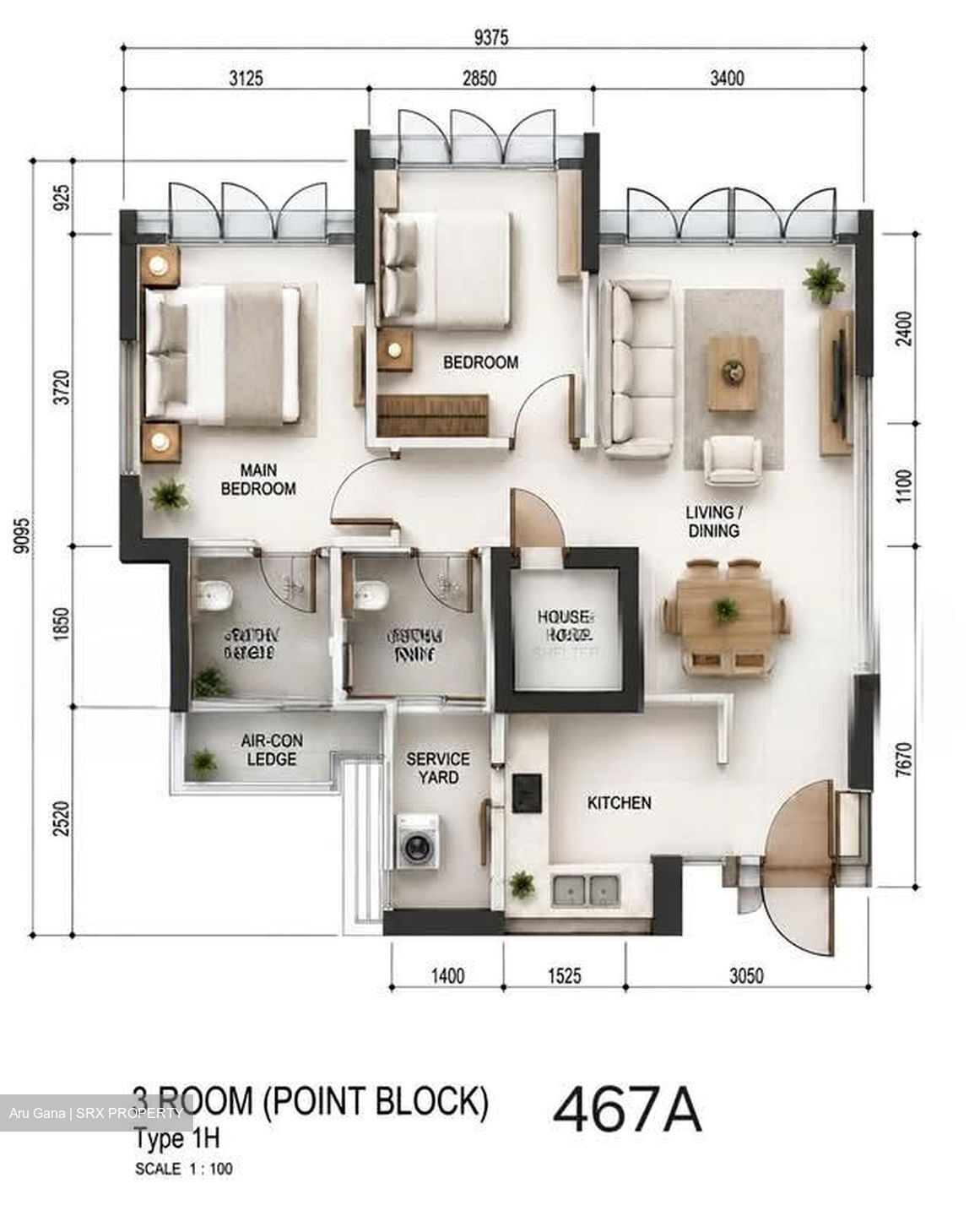 Blk 467A Fernvale Lea (Sengkang), HDB 3 Rooms #585615171
